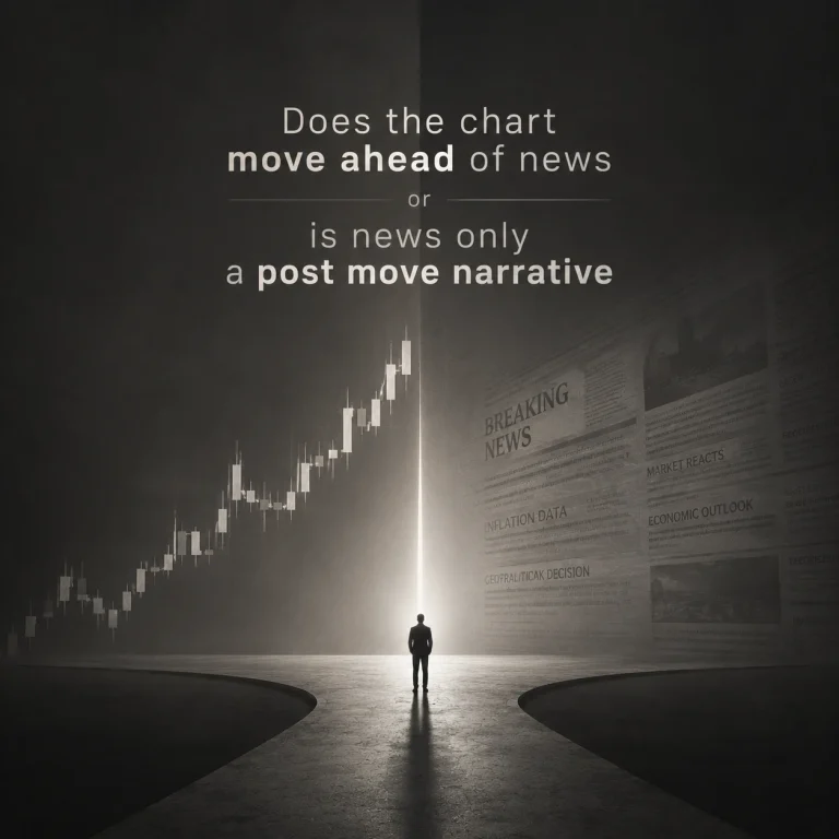 Does the Chart Move Ahead of News, or Is News Only a Post-Move Narrative?
