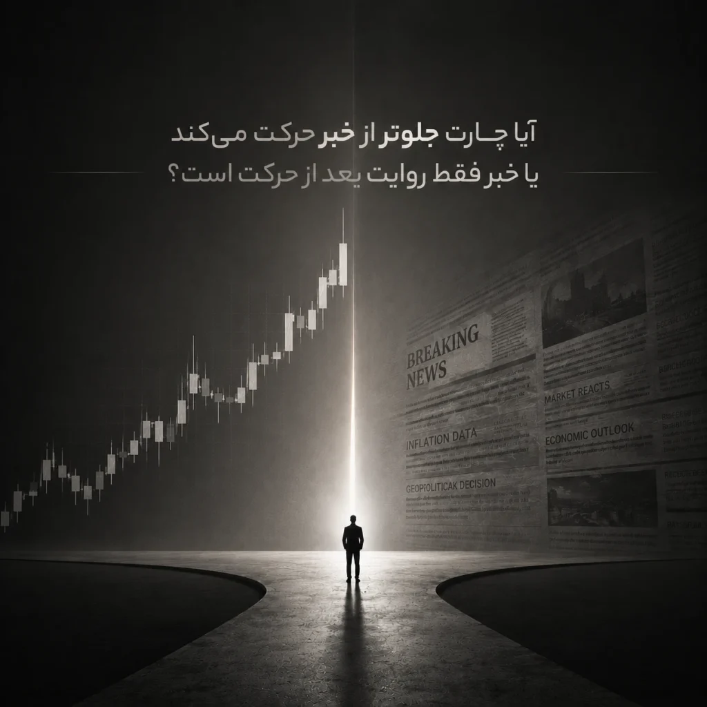 چارت جلوتر از خبر حرکت می‌کند؟ یا خبر فقط روایت بعد از حرکت است؟