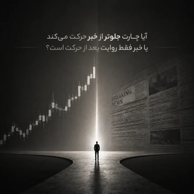 چارت جلوتر از خبر حرکت می‌کند؟ یا خبر فقط روایت بعد از حرکت است؟