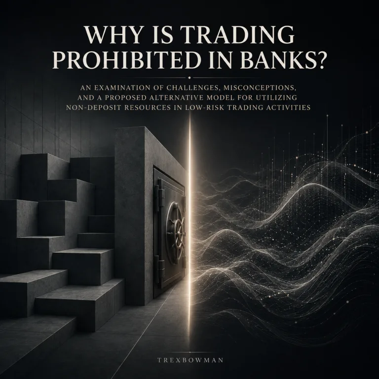 Why trading is prohibited in banking institutions and financial risk management
