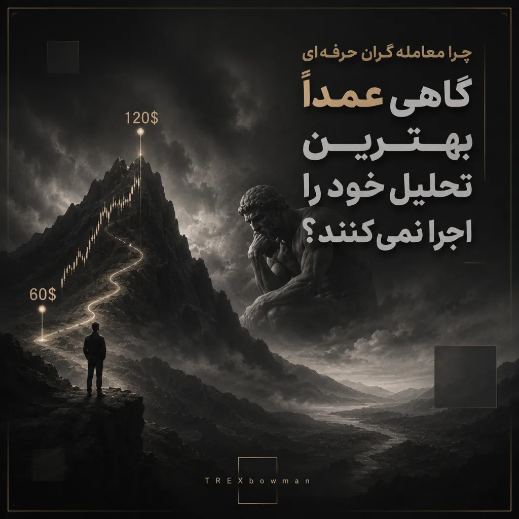 چرا معامله‌گران حرفه‌ای تحلیل خود را اجرا نمی‌کنند و نقش روانشناسی معامله‌گری